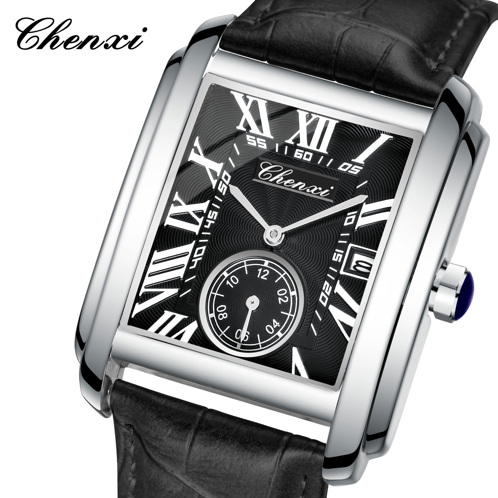 Leather Watch Band Men - Chenxi 8216 Neue Mode Junge Klassische
