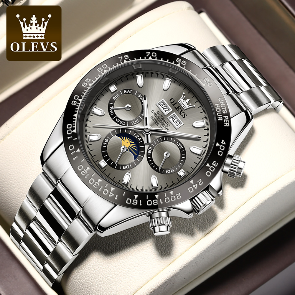 OLEVS 6654 Luxus-Herrenuhr, Ch – Rolex Watch Daytona Bewertung und Preis